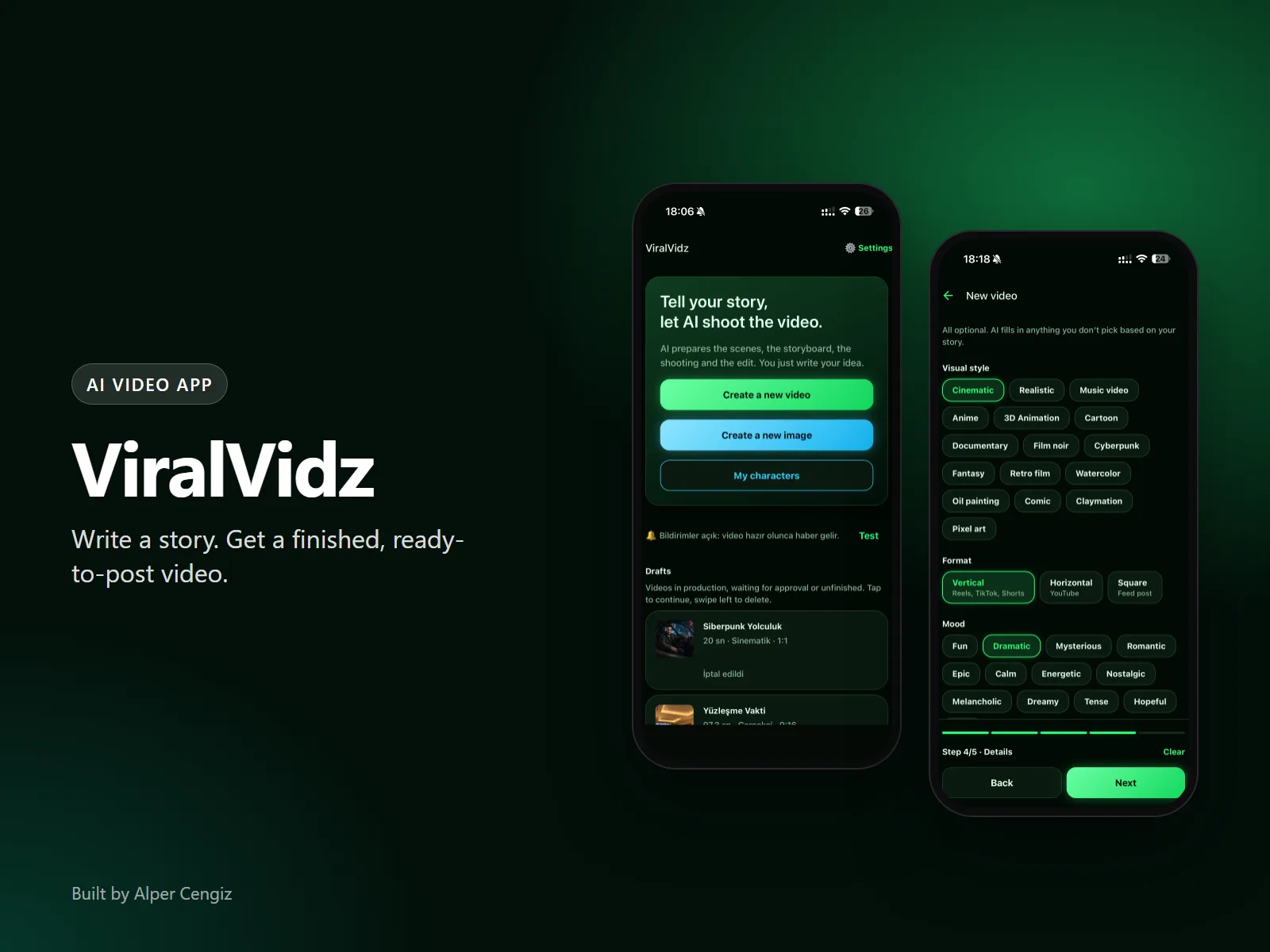 ViralVidz – AI video app